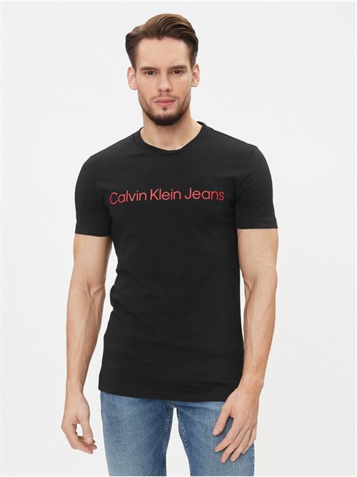 CORE INSTITUTIONAL LOGO SLIM TEE CALVIN KLEIN JEANS | J30J322552/0GM